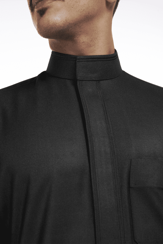 Thobe, Winter, Black, Men