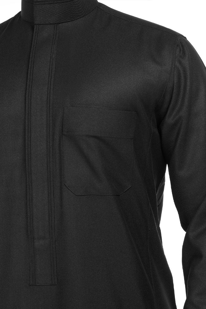 Thobe, Winter, Black, Men