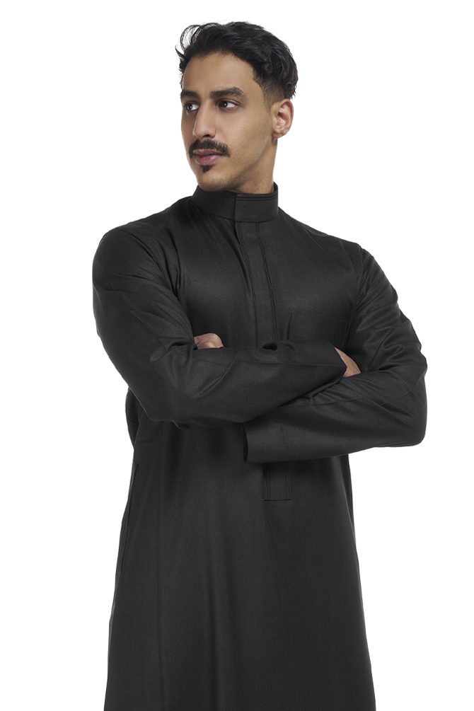 Thobe, Winter, Black, Men