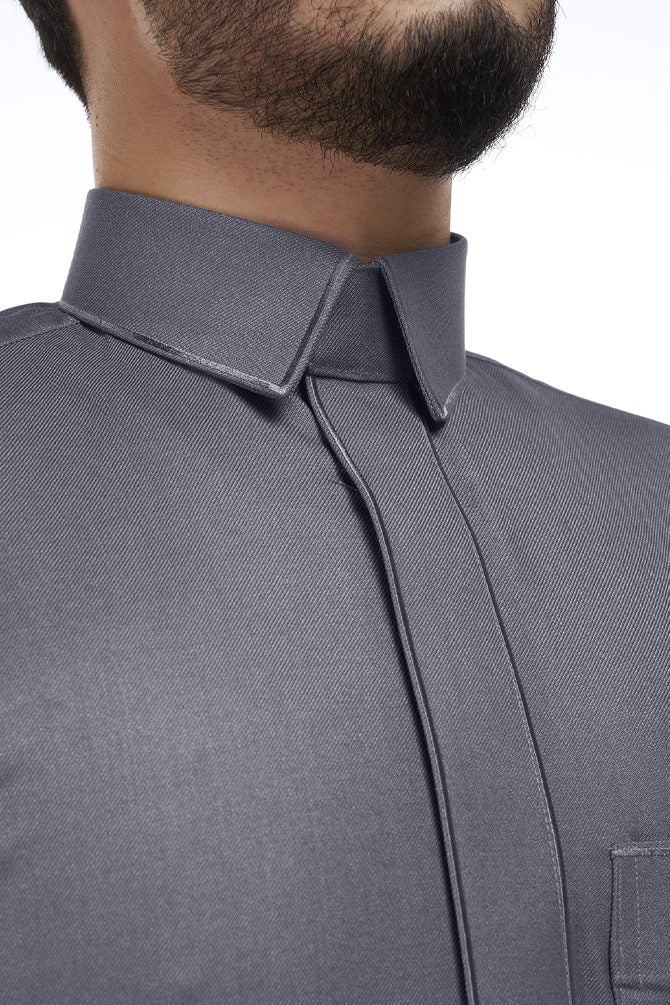 Thobe, Winter, Grey, Men