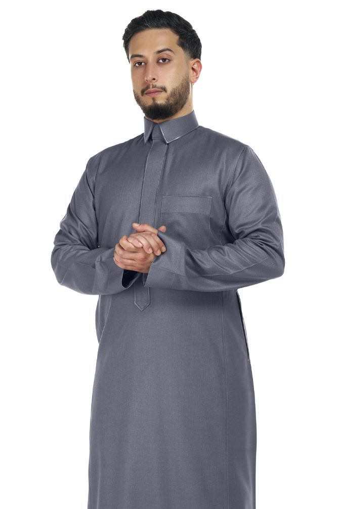 Thobe, Winter, Grey, Men