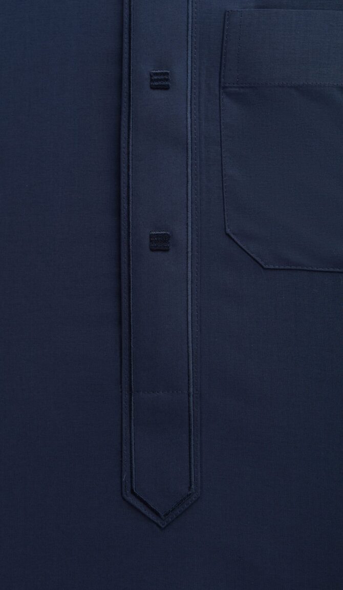 Thobe , Zakhrafat , Navy Blue ,Men