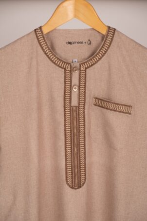 Kids Light Brown Jalabiya