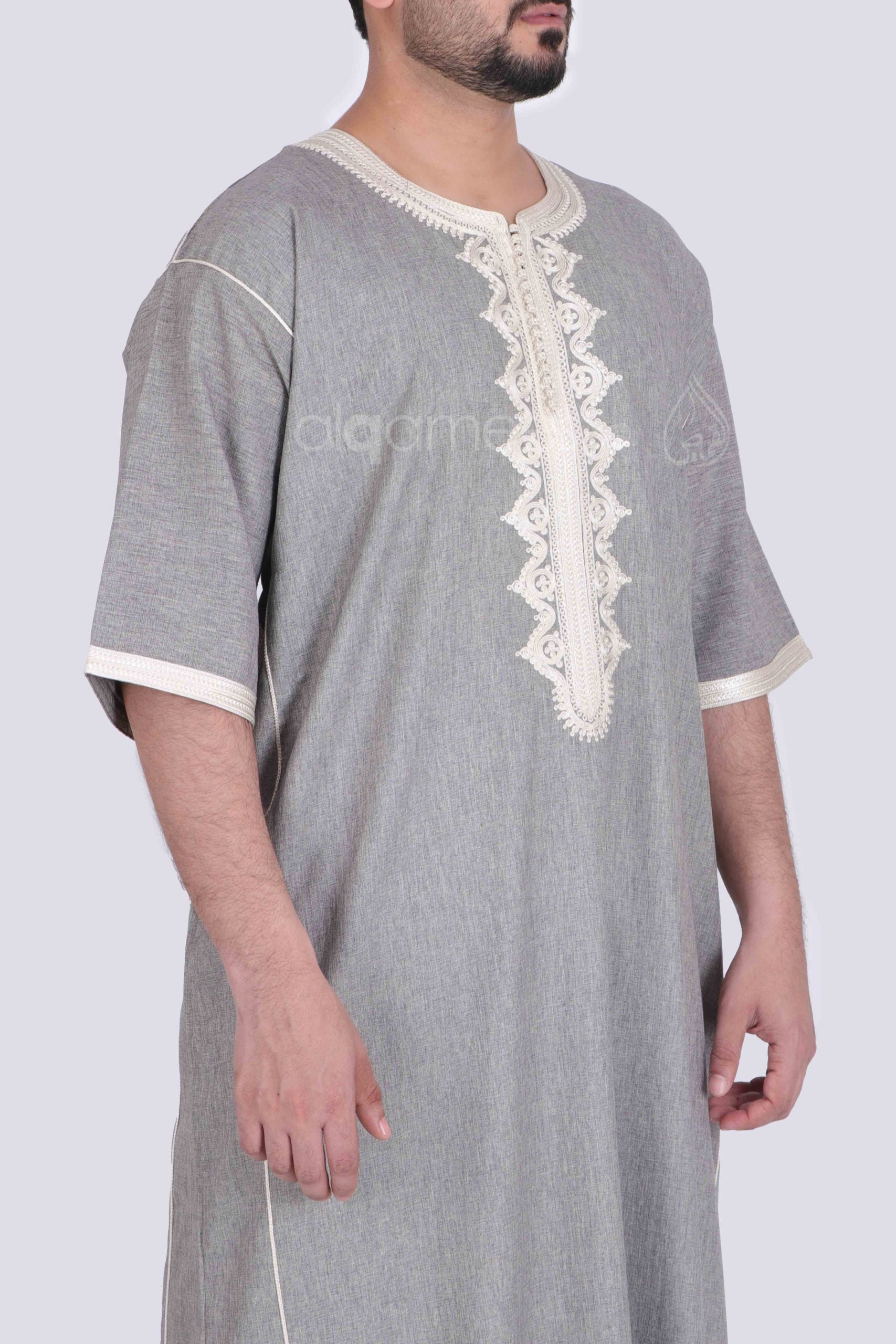 Reign Jalabiya Brown Beige