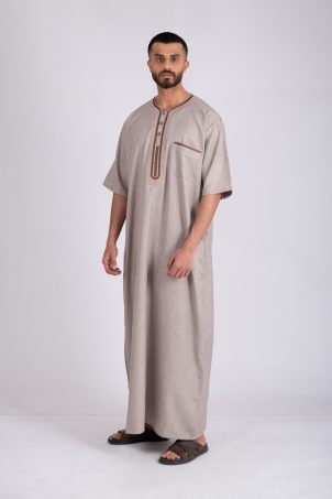 Restrain Jalabiya – Tone Brown