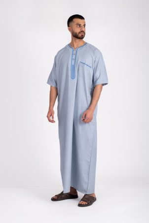 Restrain Jalabiya – Frost Blue