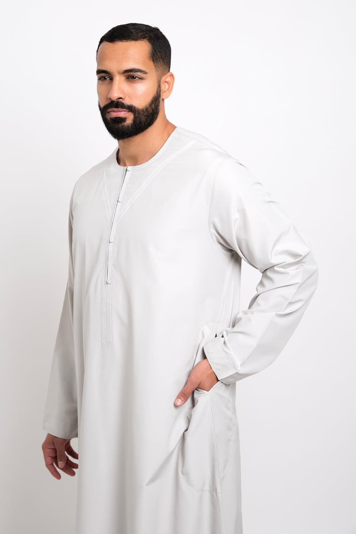 Nightrobe , Omani Style, Blue Grey, Men