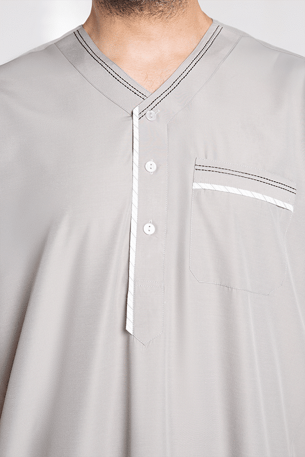 Basic Jalabiya Gray