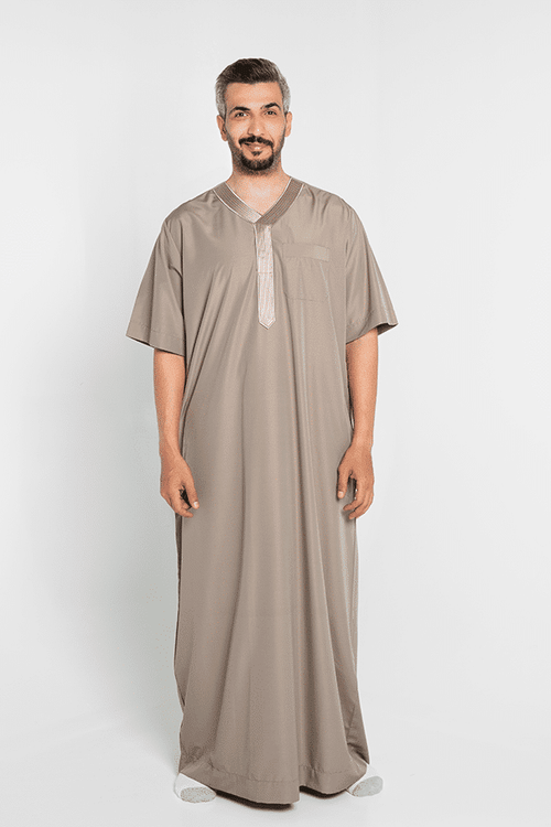 Classic Jalabiya Light brown